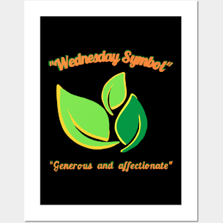 Wednesday's symbol and its positive meaning. Posters and Art